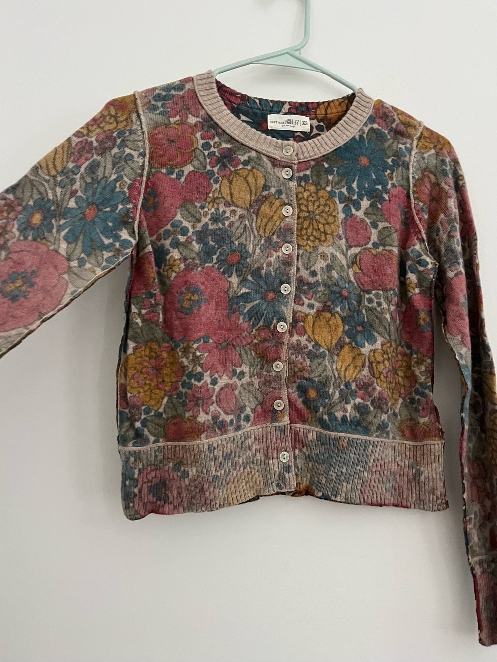 Natural Life Floral Cardigan size XS - Picture 4 of 5